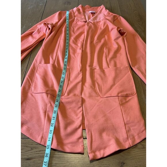 LuLaRoe Cardigan Sweater Size Large Open Front Career Colorful Preppy Modern - Picture 4 of 13